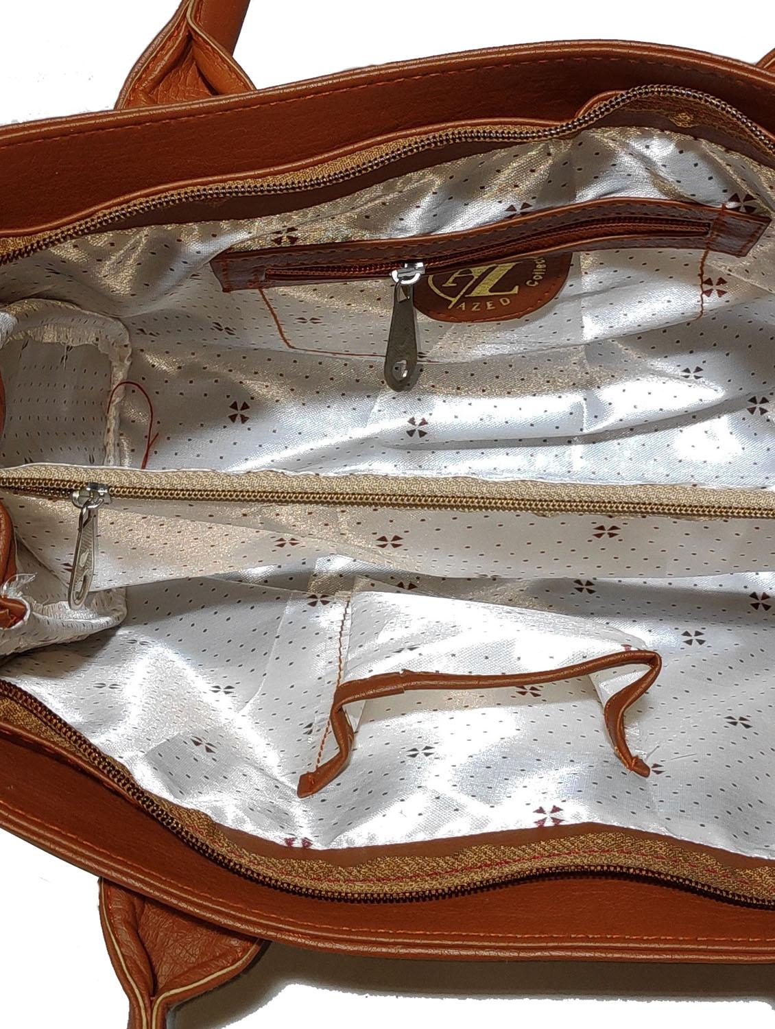 multi colored leatherette (pu) combo handbag - 18197363 - Standard Image - 3