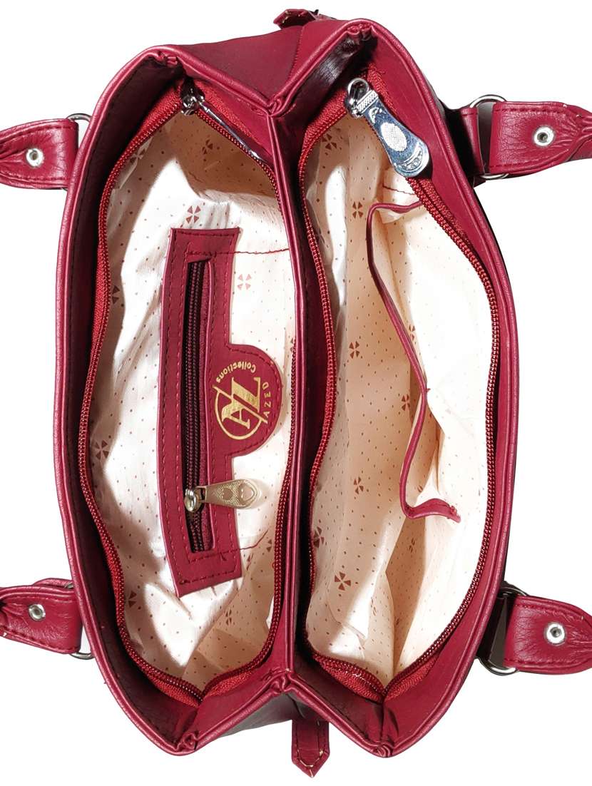 multi colored leatherette (pu) combo handbag - 18197406 -  Standard Image - 3