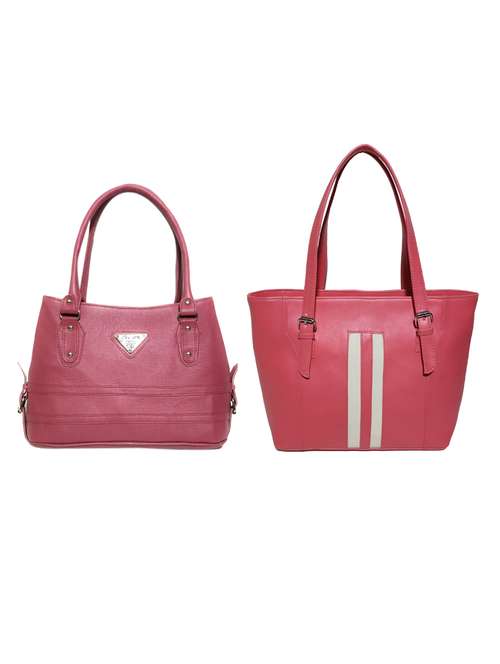 multi colored leatherette (pu) combo handbag - 18197410 -  Standard Image - 0