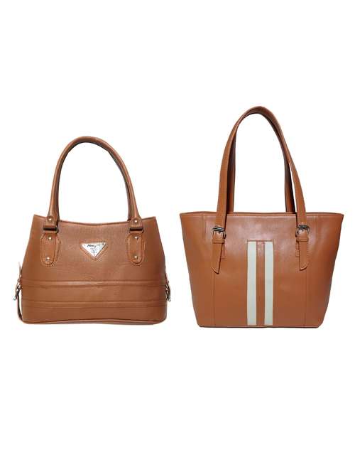 multi colored leatherette (pu) combo handbag - 18197418 -  Standard Image - 0