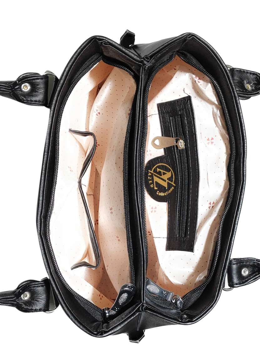 multi colored leatherette (pu) combo handbag - 18197422 -  Standard Image - 3