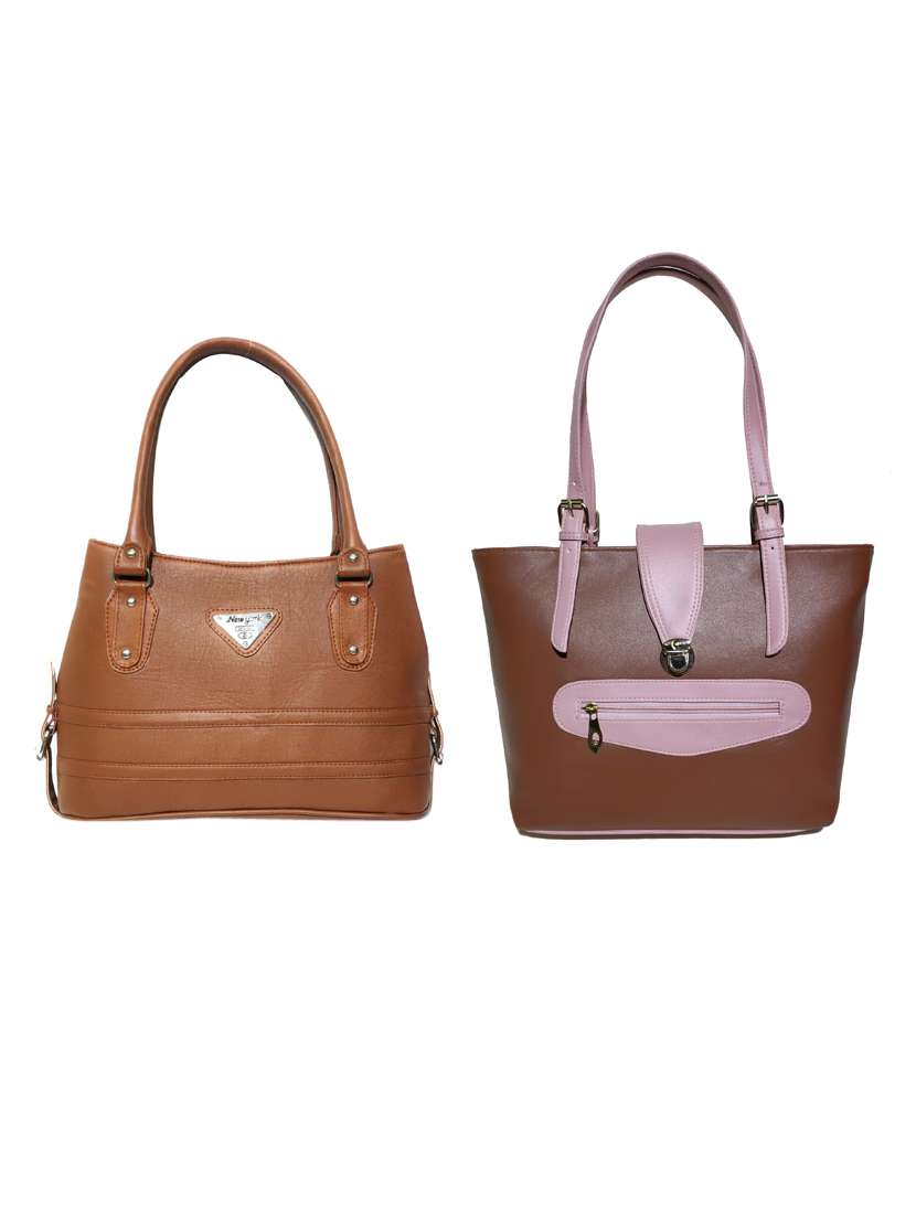 multi colored leatherette (pu) combo handbag - 18197423 -  Zoom Image - 0