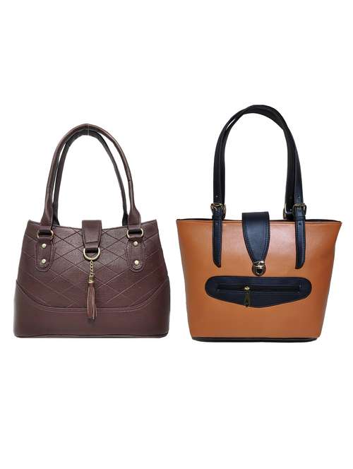 set of 2 pcs combos handbag - 18197579 -  Standard Image - 0