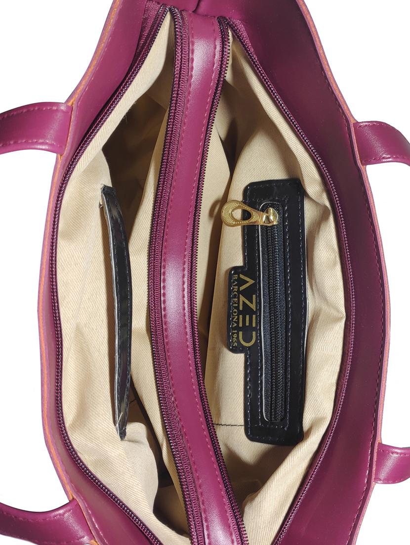 multi colored leatherette (pu) combo handbag - 18197660 - Standard Image - 3