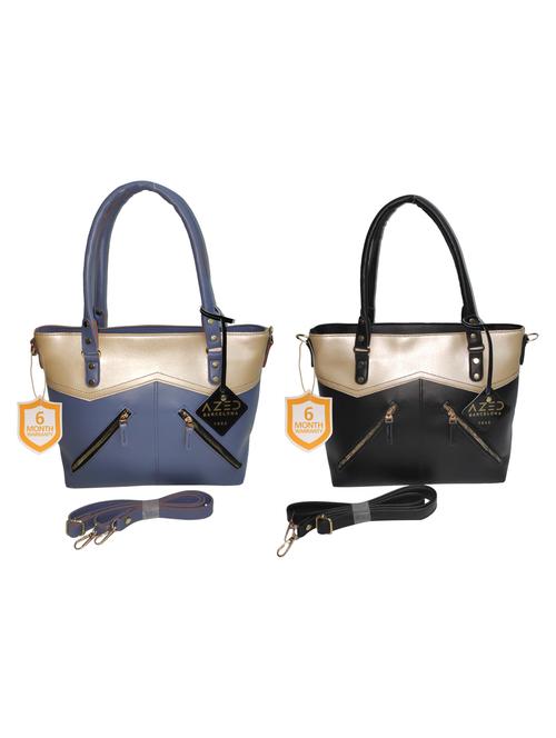 multi colored leatherette (pu) combo handbag - 18197690 - Standard Image - 0