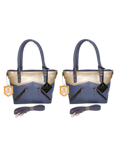 multi colored leatherette (pu) combo handbag - 18197709 - Standard Image - 0