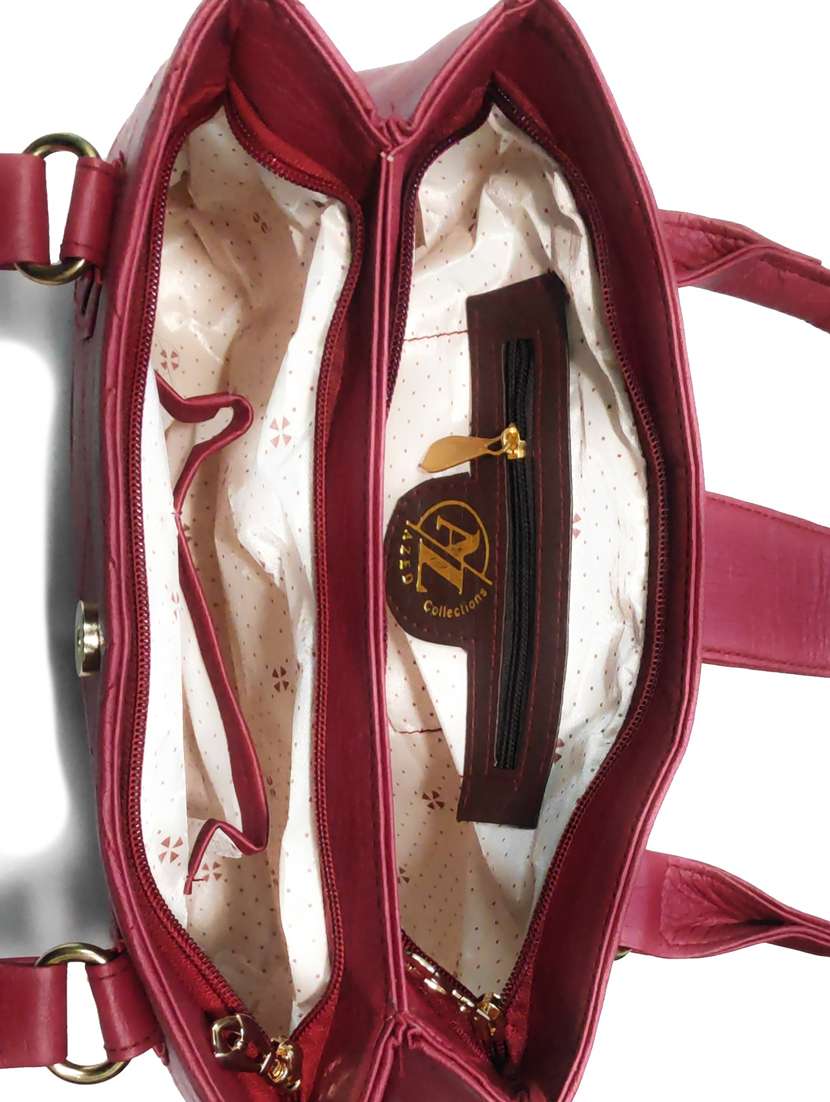 multi colored leatherette (pu) combo handbag - 18197736 -  Standard Image - 3