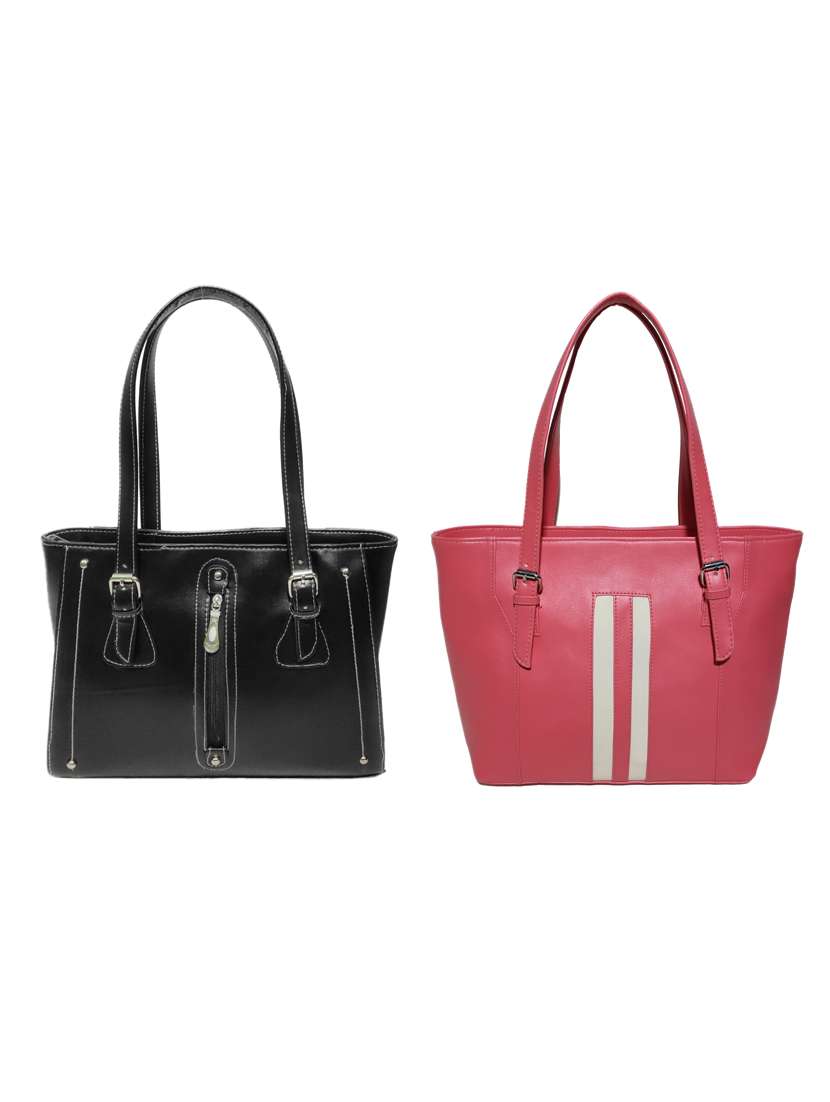 multi colored leatherette (pu) combo handbag - 18197739 -  Zoom Image - 0