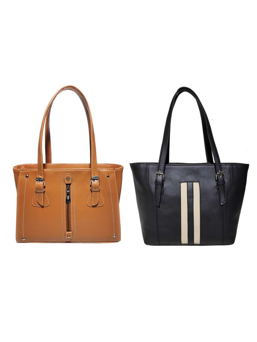 multi colored leatherette (pu) combo handbag - 18197742 -  Zoom Image - 0