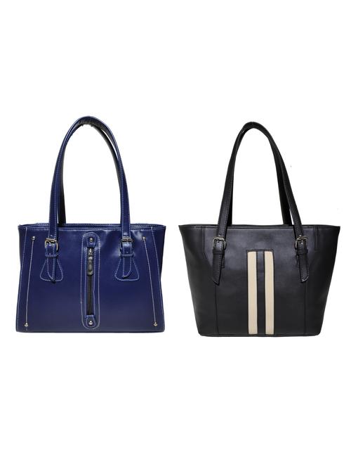 multi colored leatherette (pu) combo handbag - 18197757 - Standard Image - 0