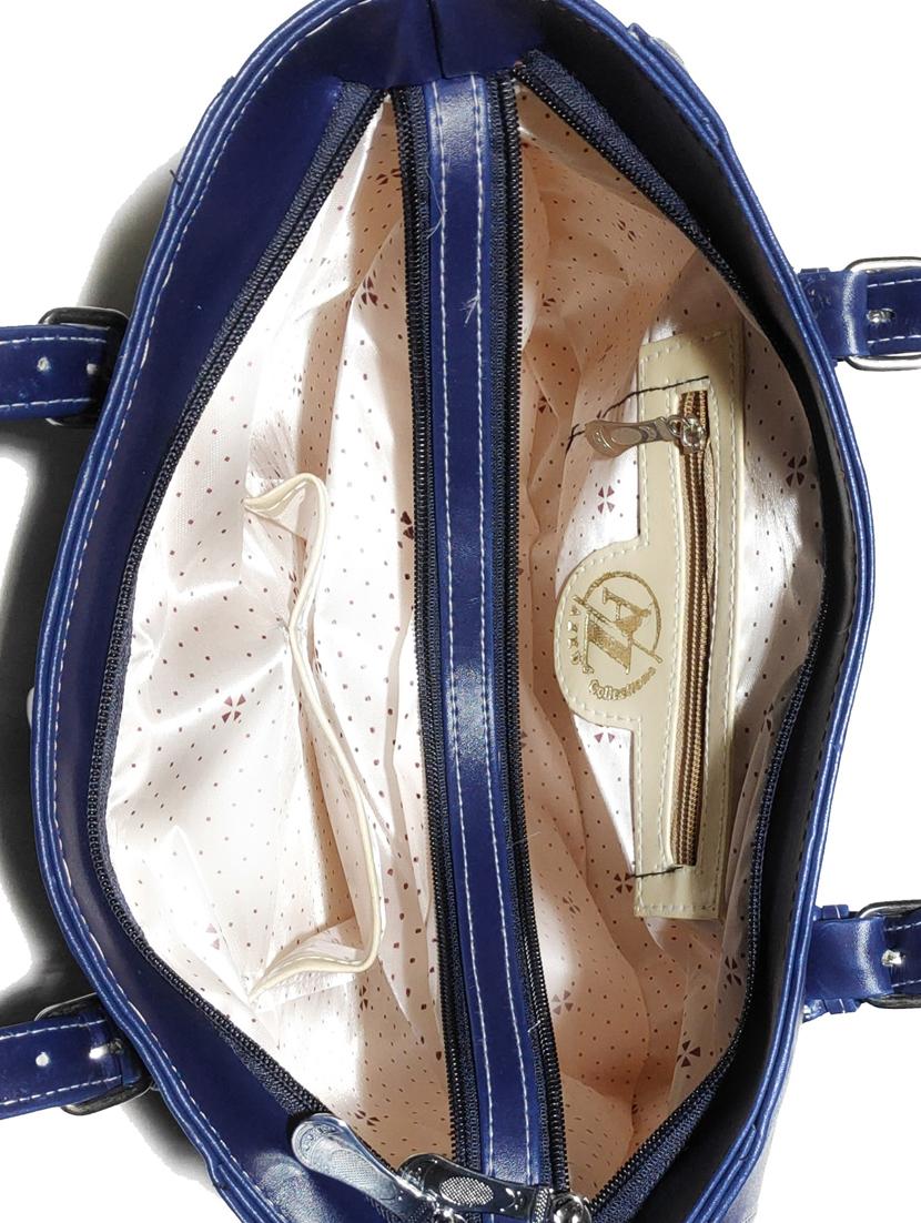 multi colored leatherette (pu) combo handbag - 18197757 - Standard Image - 3