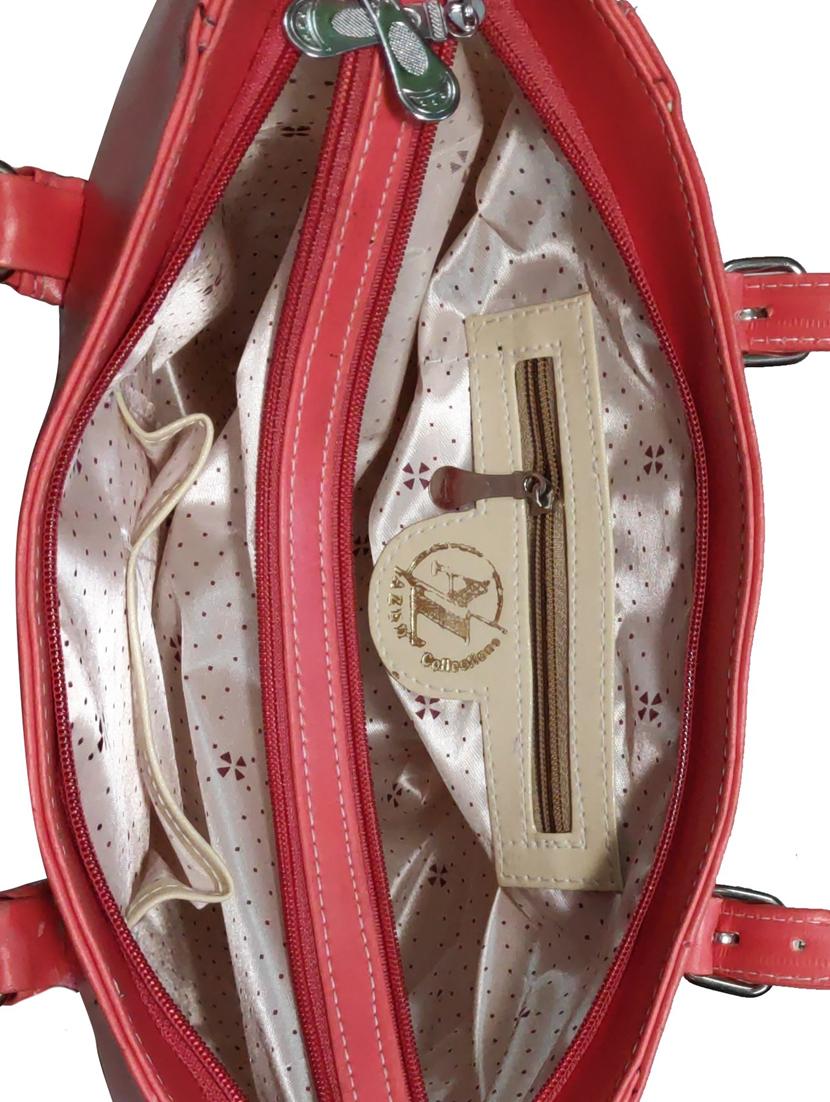 multi colored leatherette (pu) combo handbag - 18197758 - Standard Image - 3