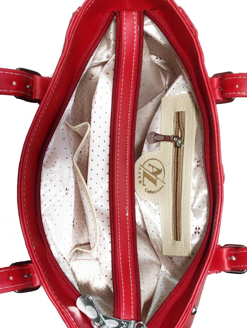 multi colored leatherette (pu) combo handbag - 18197761 - Standard Image - 3