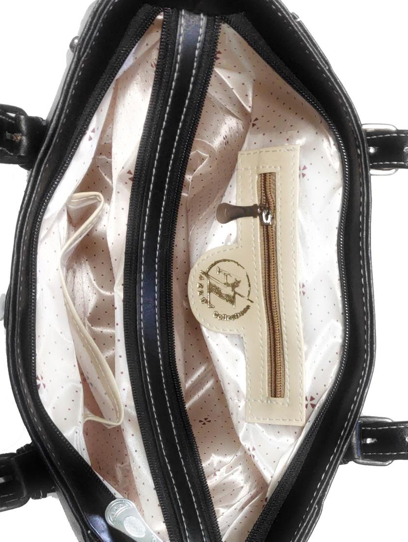 multi colored leatherette (pu) combo handbag - 18197771 - Standard Image - 3