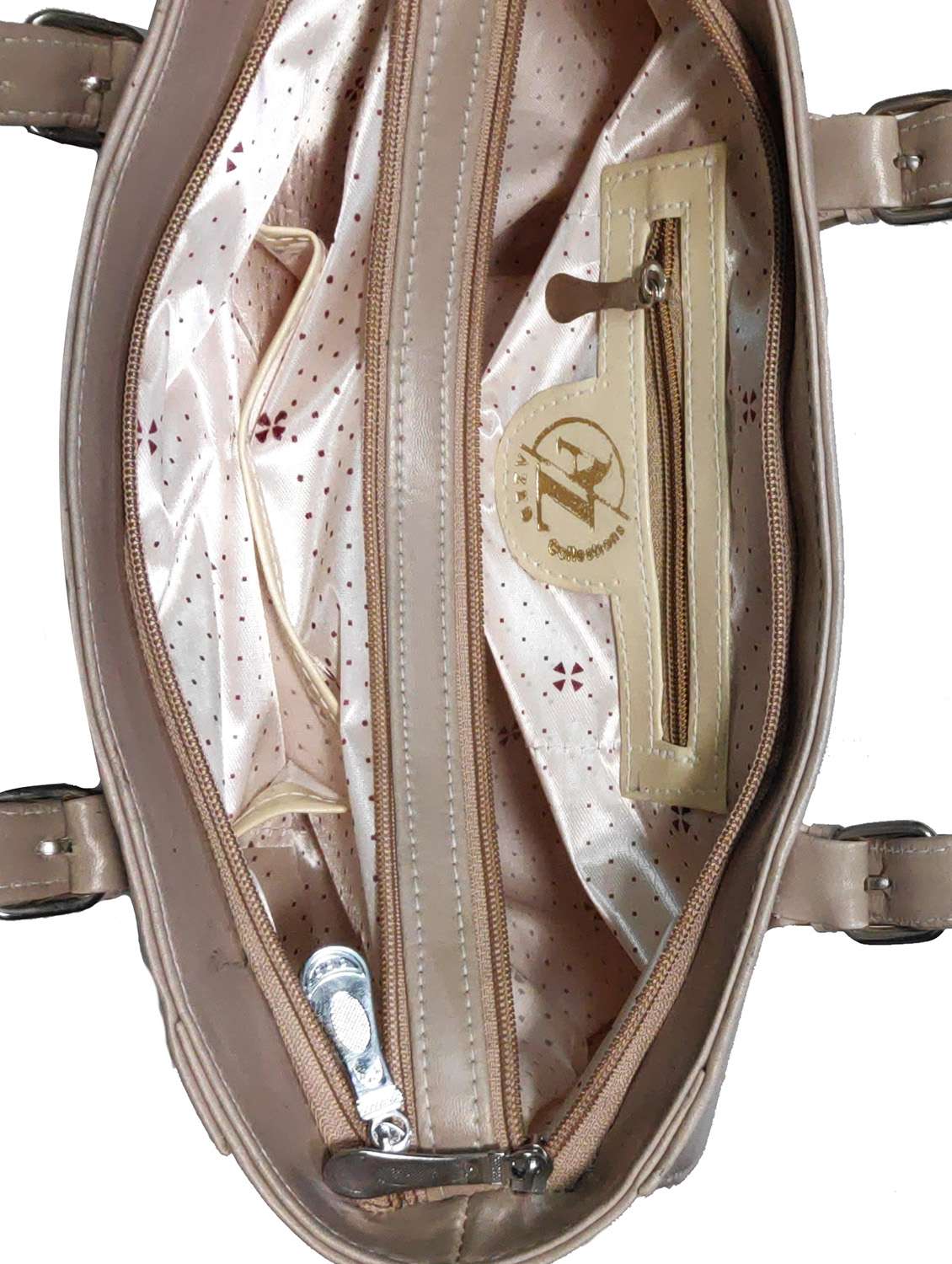 multi colored leatherette (pu) combo handbag - 18197779 -  Standard Image - 3