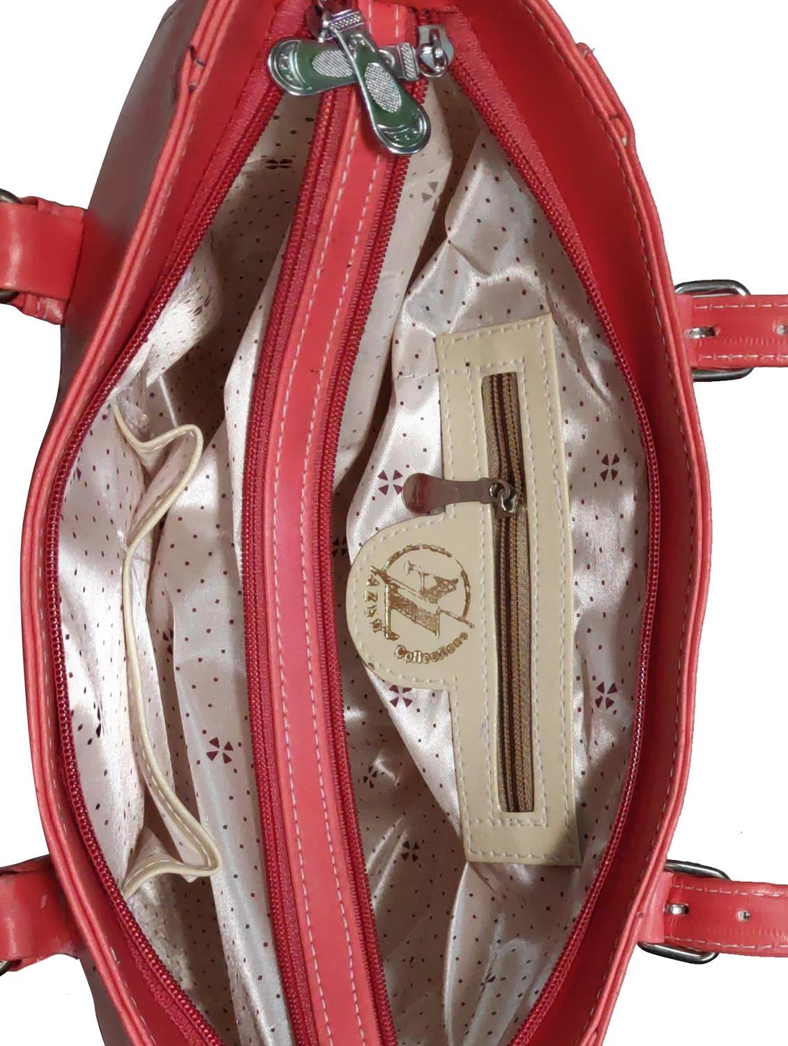 multi colored leatherette (pu) combo handbag - 18197788 - Standard Image - 3