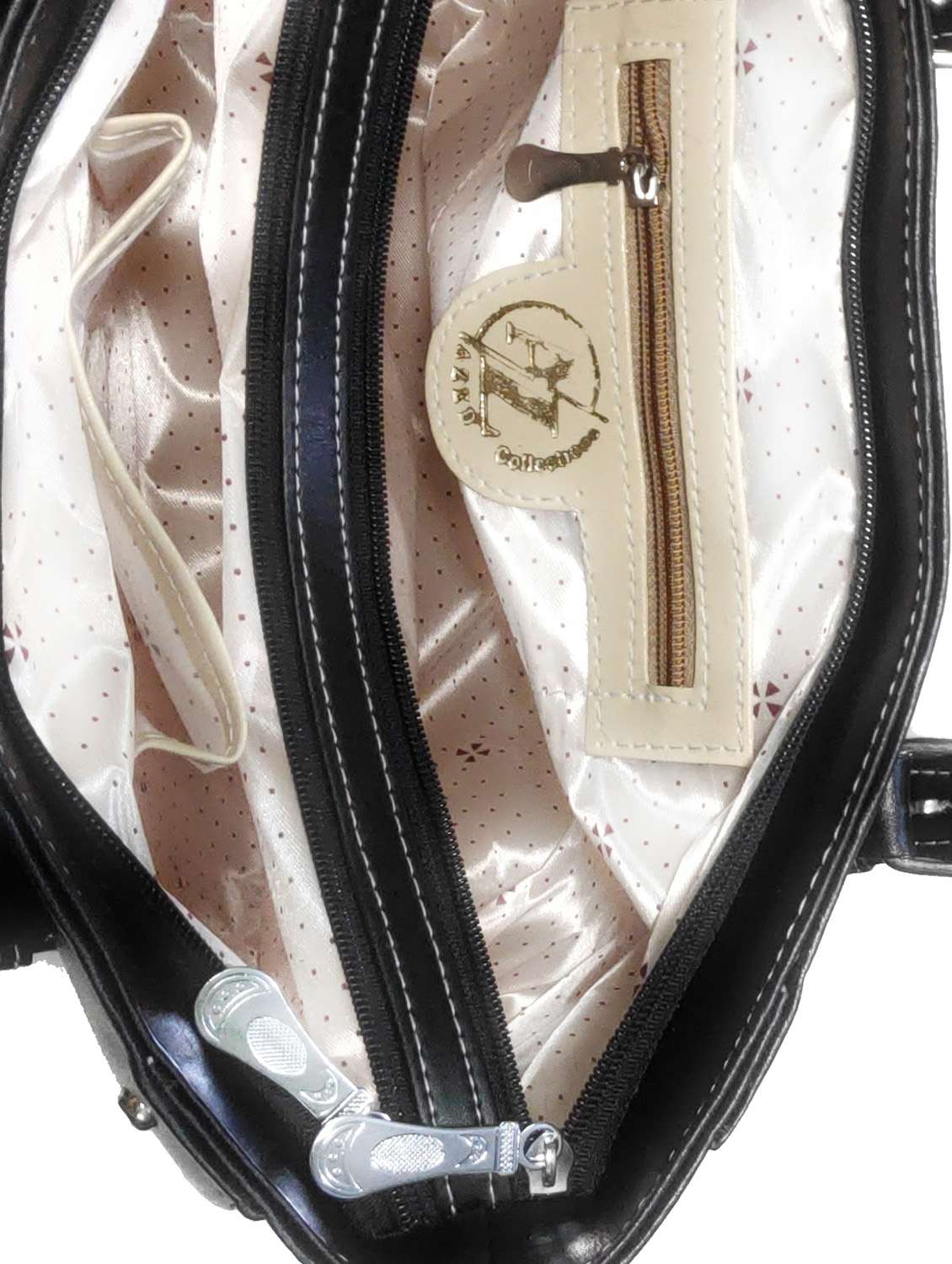 multi colored leatherette (pu) combo handbag - 18197796 - Standard Image - 3