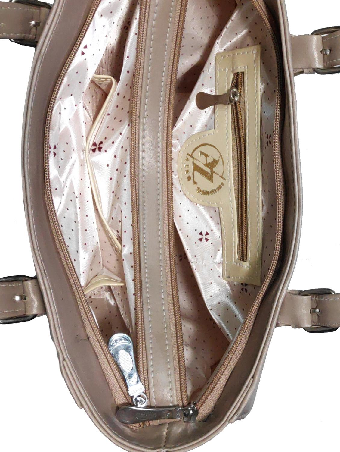 multi colored leatherette (pu) combo handbag - 18197797 - Standard Image - 3