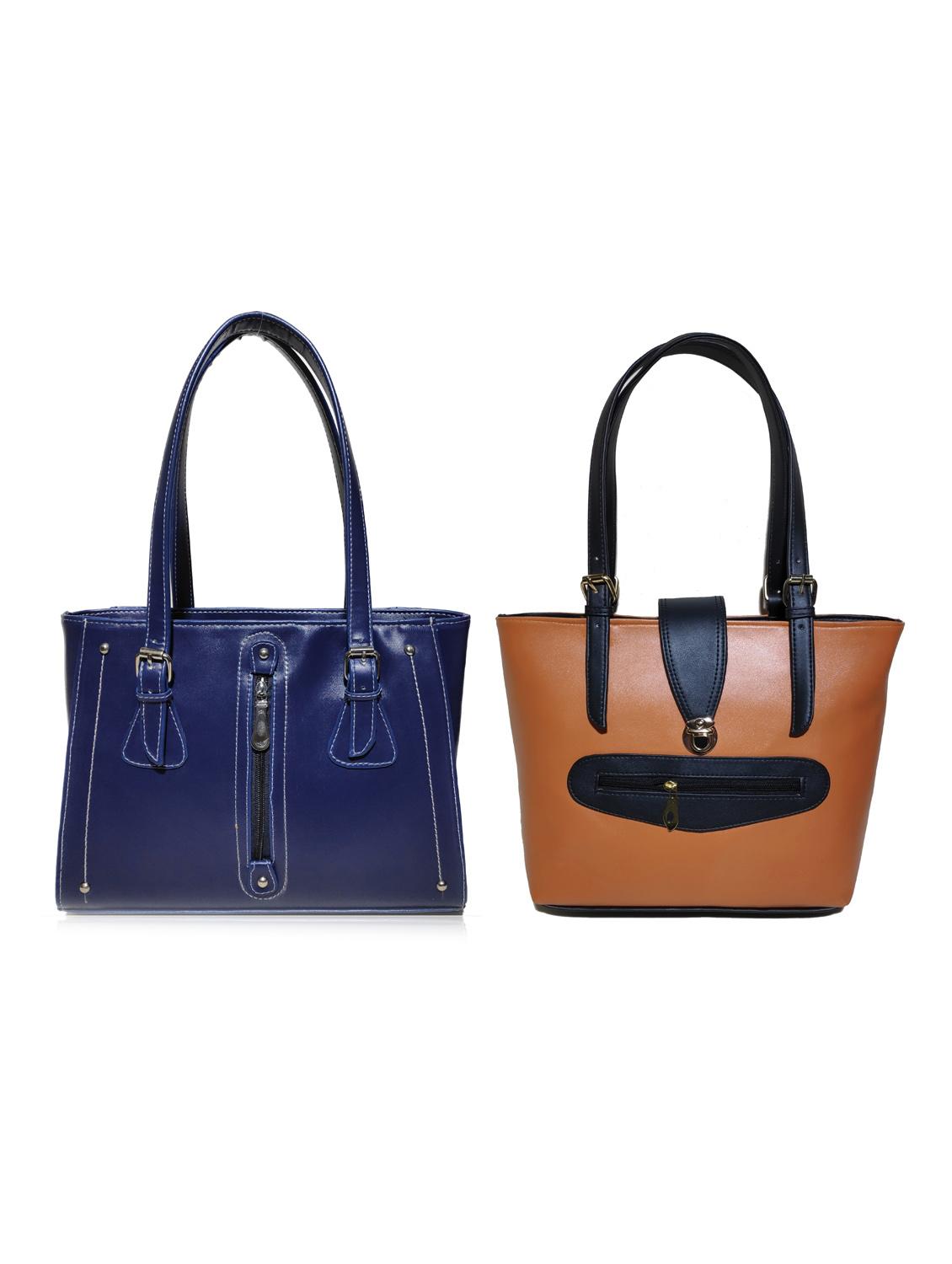 multi colored leatherette (pu) combo handbag - 18197800 -  Zoom Image - 0