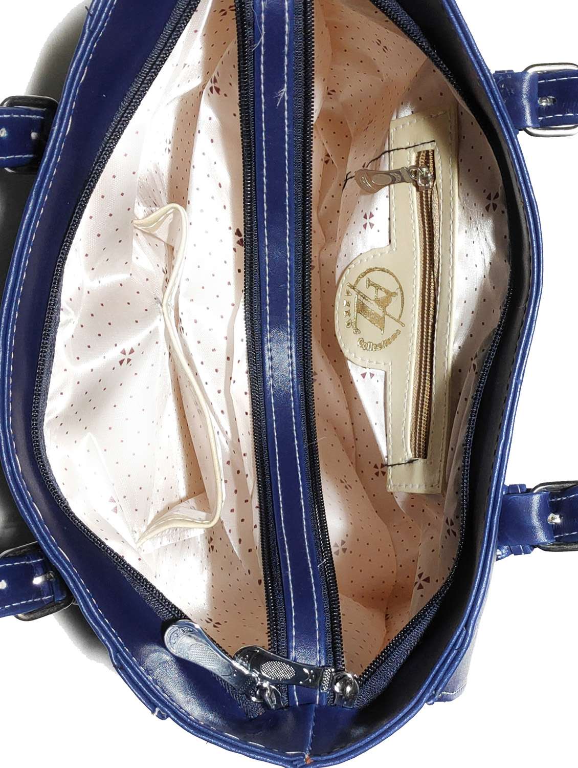 multi colored leatherette (pu) combo handbag - 18197800 - Standard Image - 3