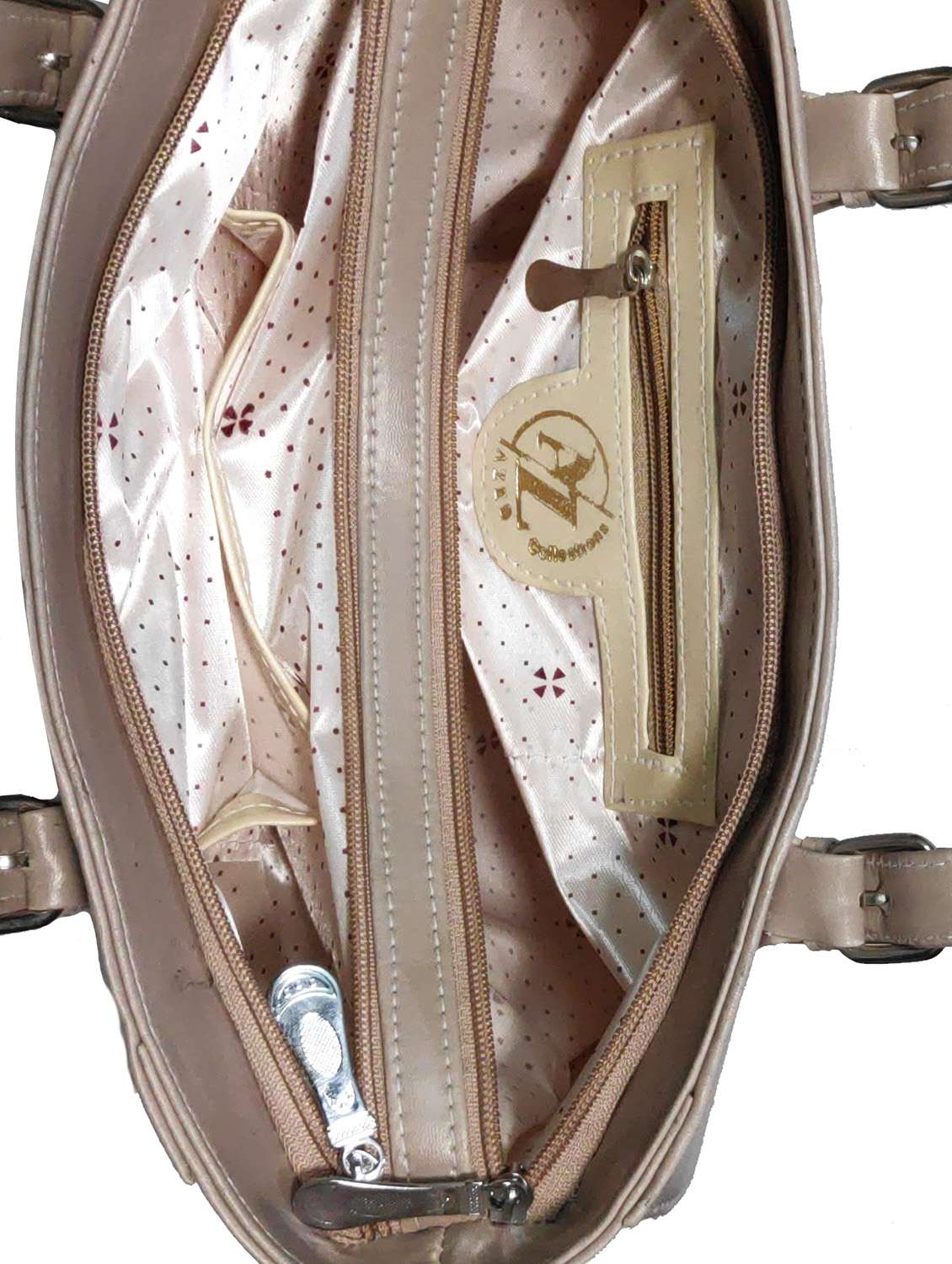 multi colored leatherette (pu) combo handbag - 18197808 - Standard Image - 3