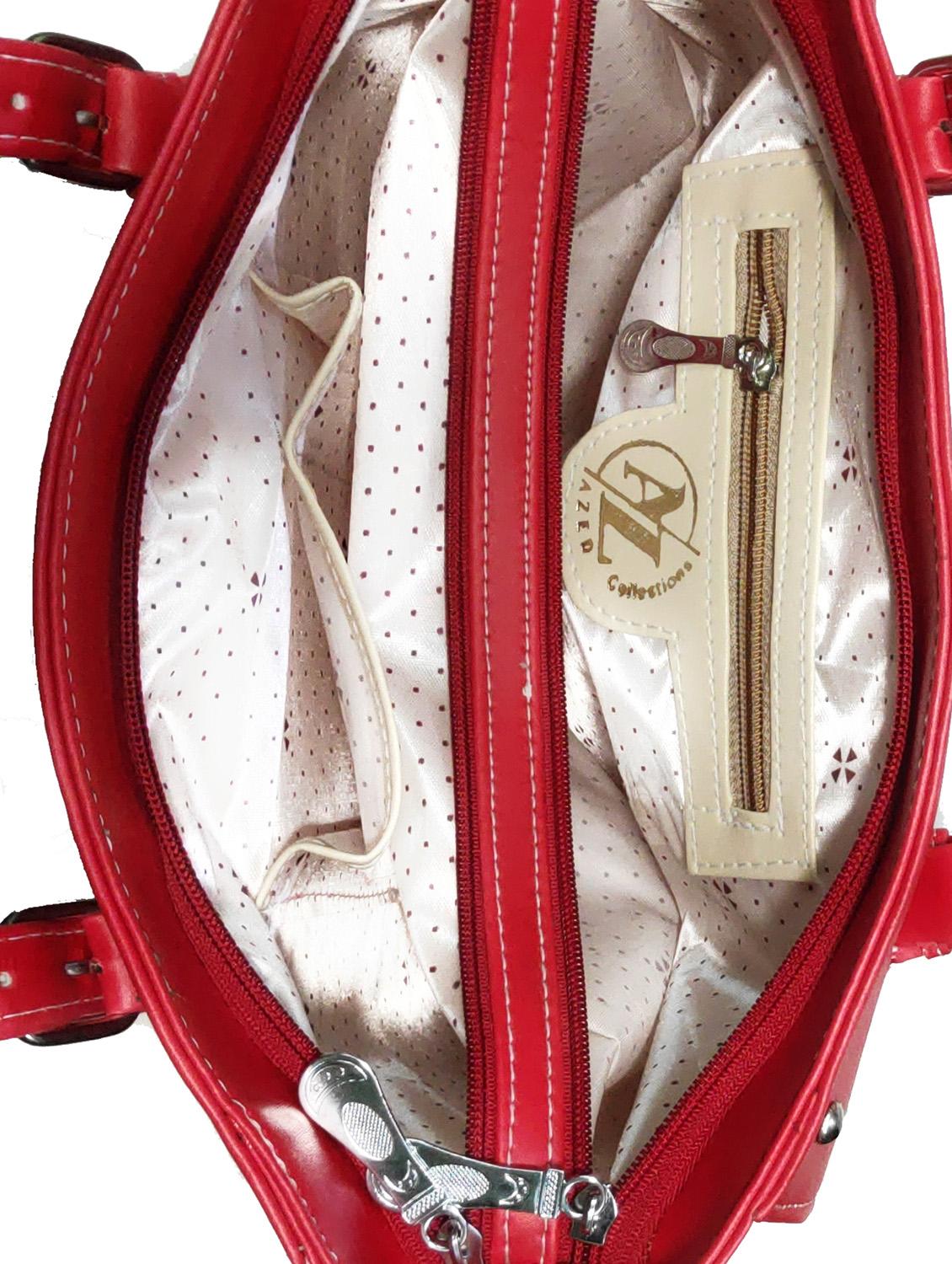multi colored leatherette (pu) combo handbag - 18197816 - Standard Image - 3