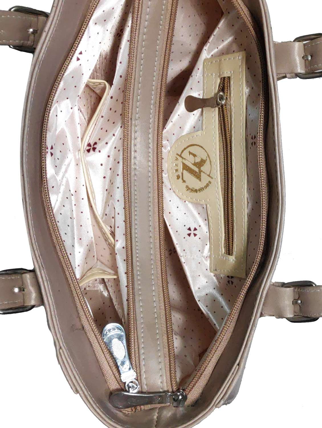 multi colored leatherette (pu) combo handbag - 18197820 - Standard Image - 3