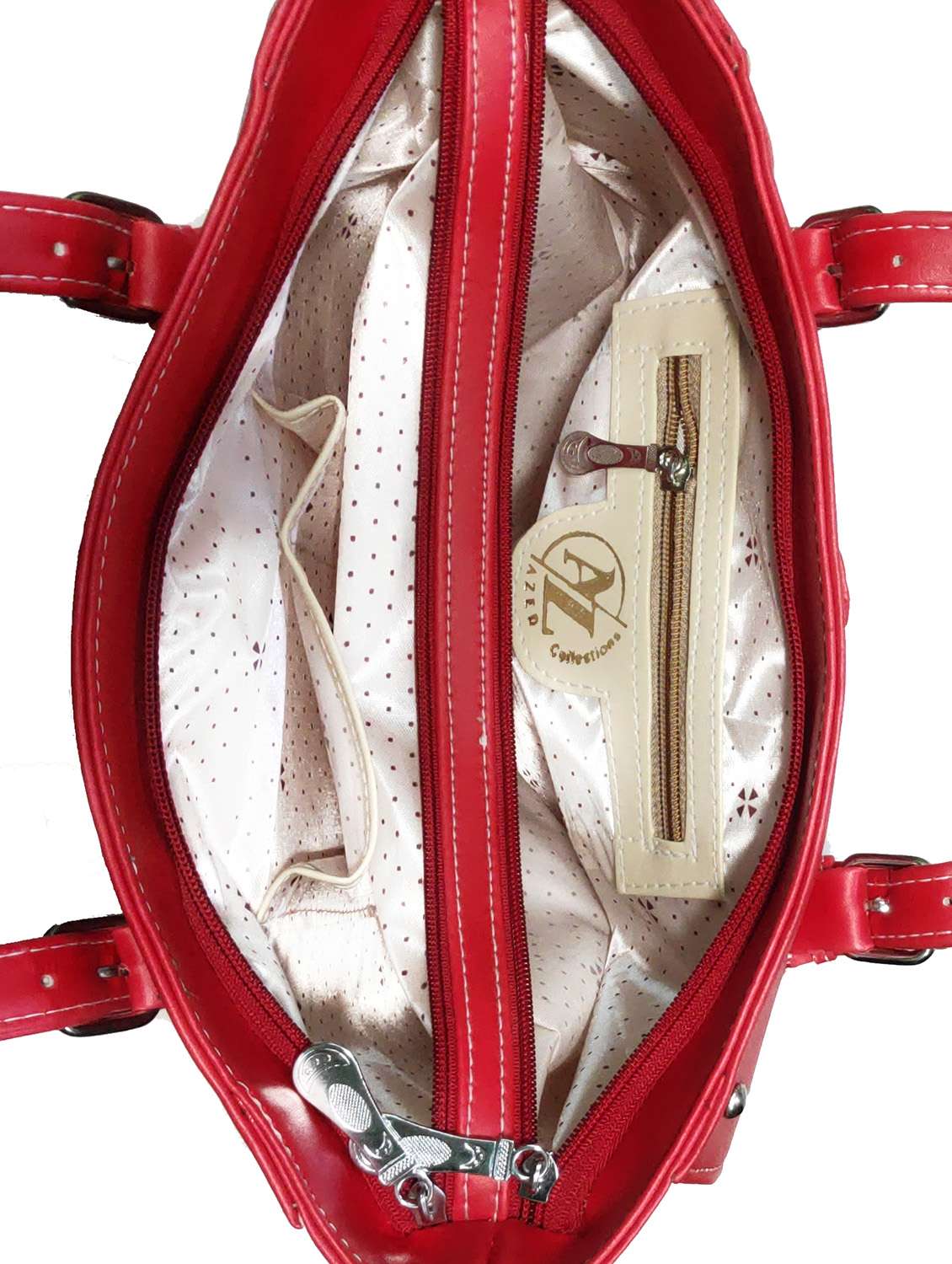 multi colored leatherette (pu) combo handbag - 18197823 - Standard Image - 3
