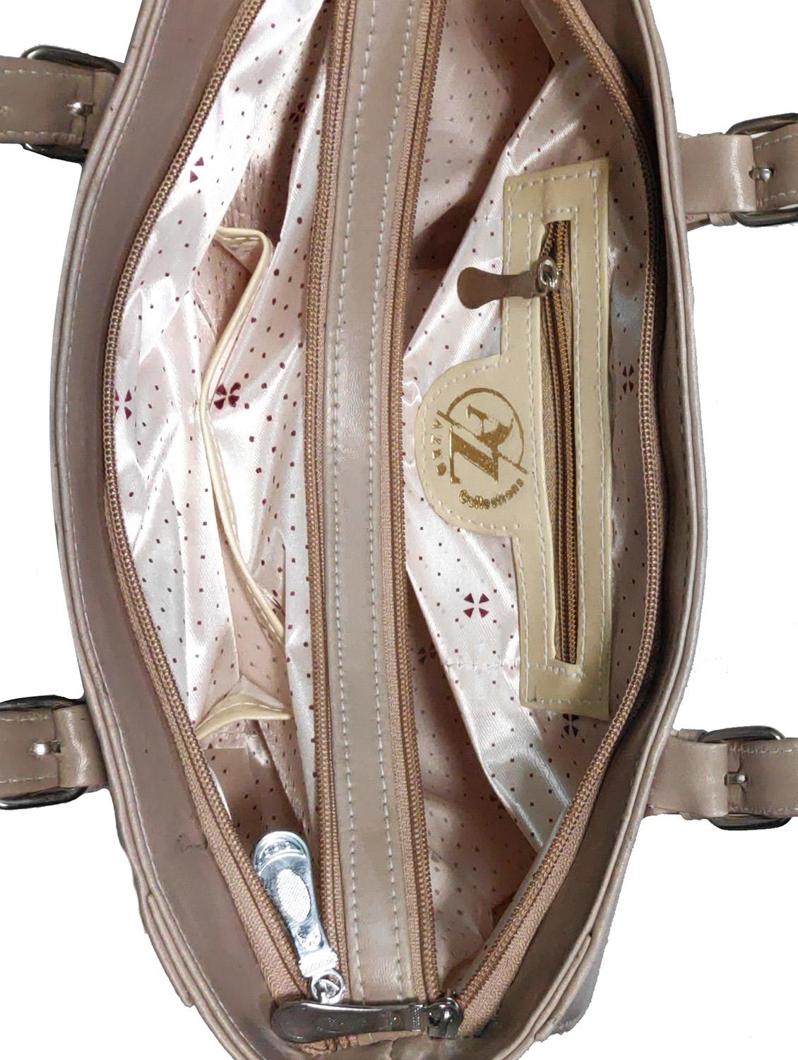 multi colored leatherette (pu) combo handbag - 18197835 - Standard Image - 3