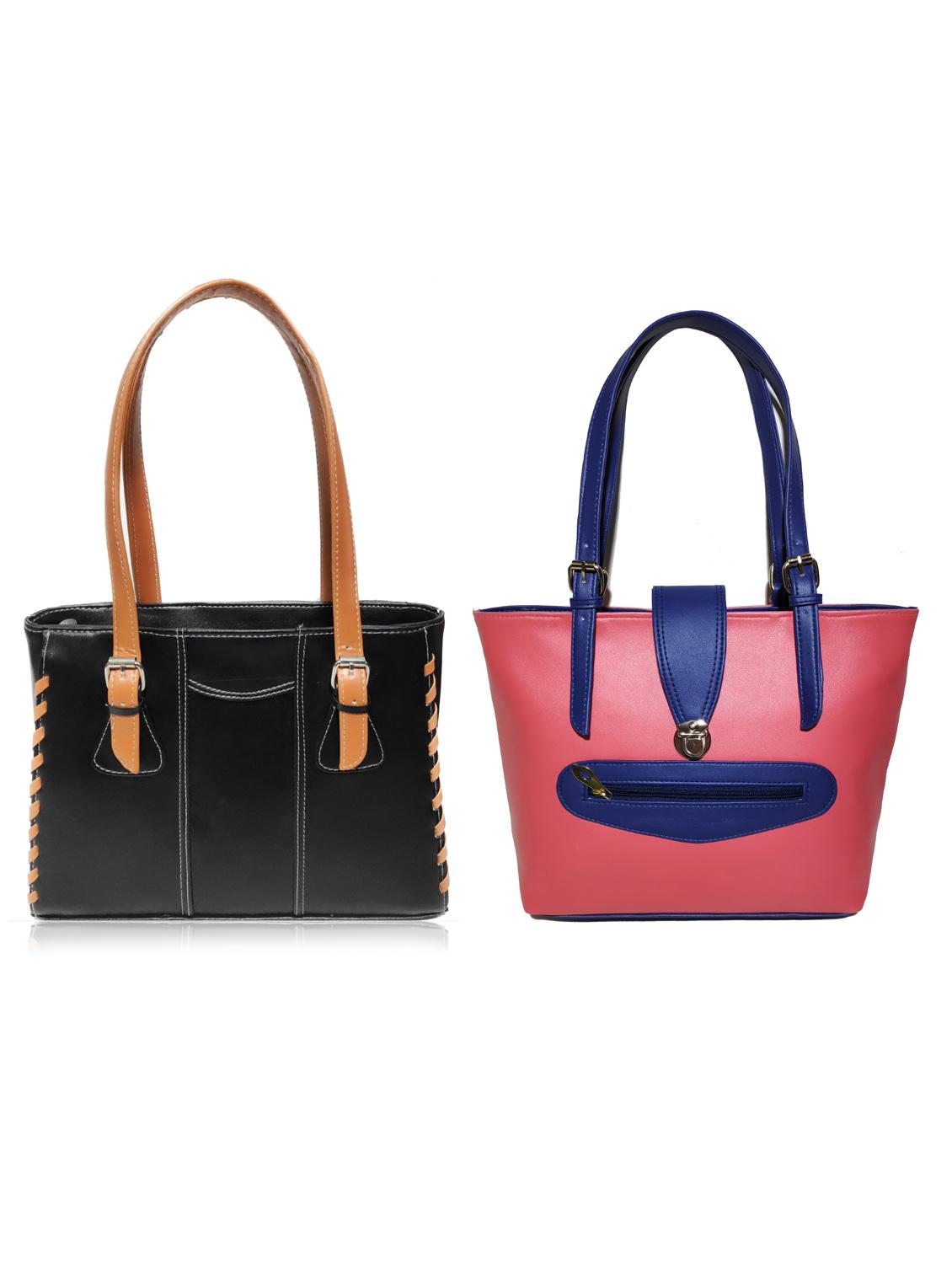 multi colored leatherette (pu) combo handbag - 18197847 - Zoom Image - 0