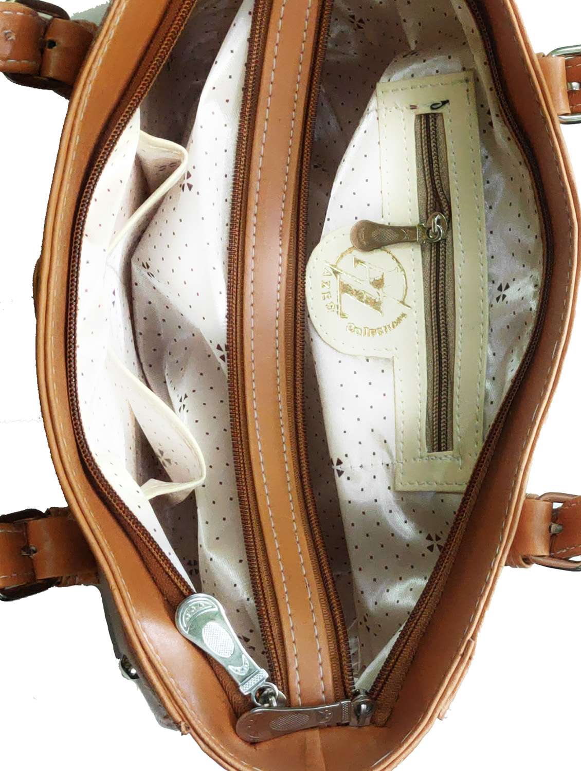 multi colored leatherette (pu) combo handbag - 18197856 -  Standard Image - 3