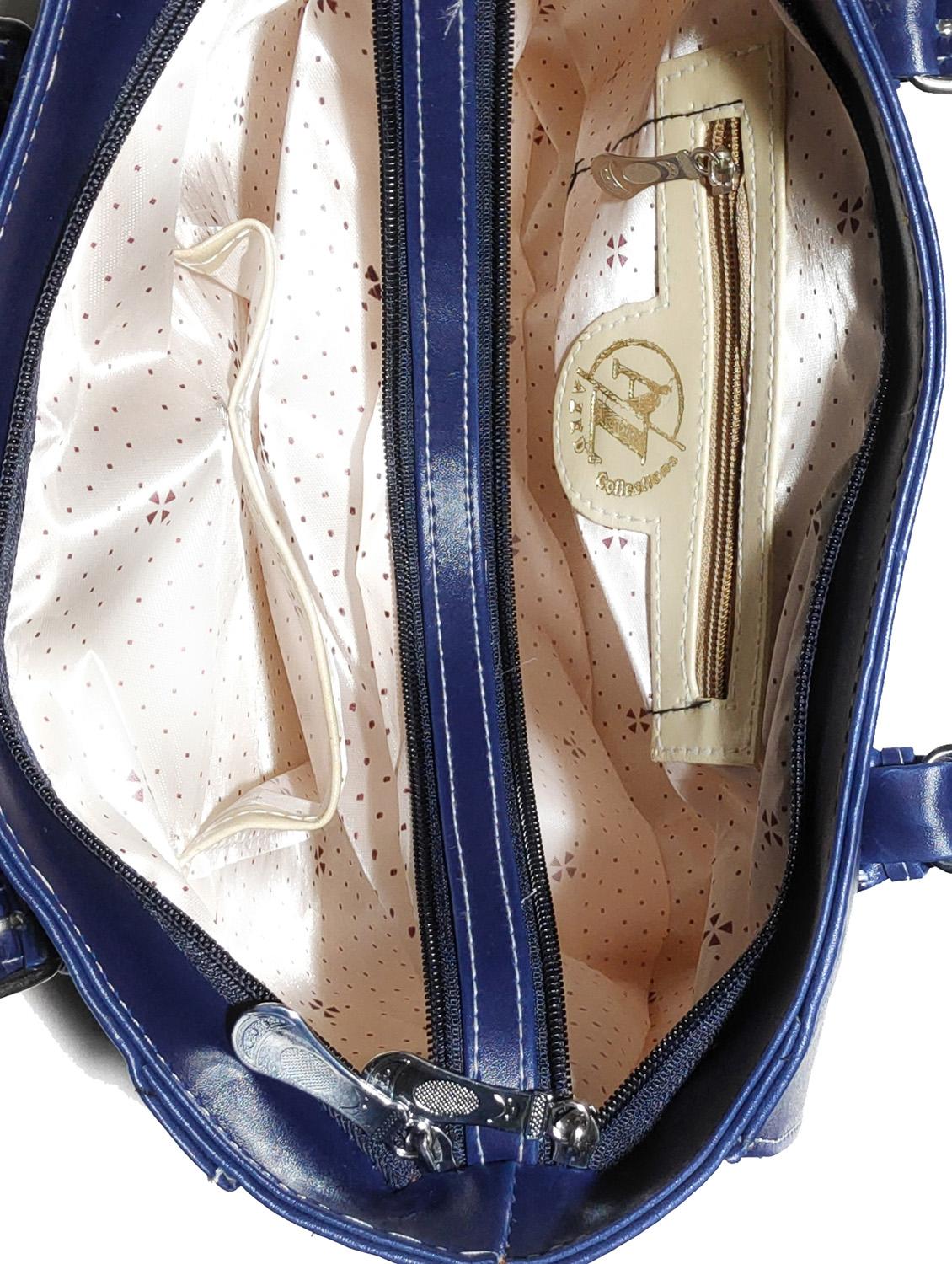 multi colored leatherette (pu) combo handbag - 18197866 - Standard Image - 3