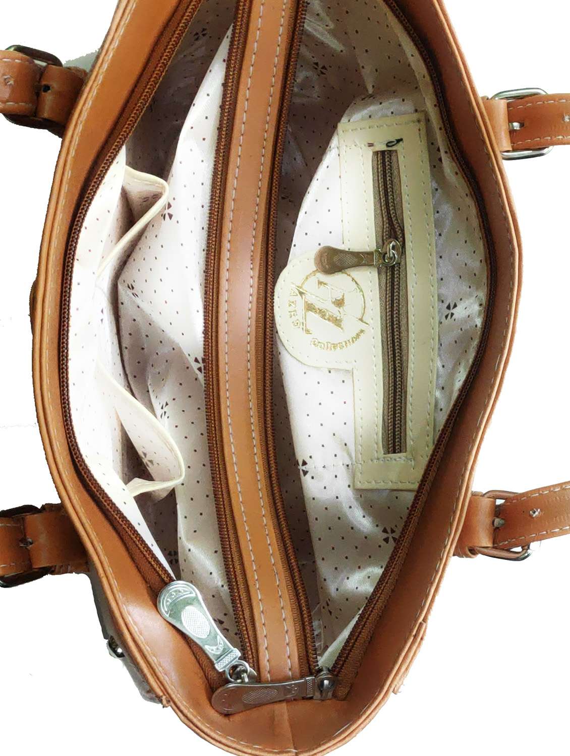 multi colored leatherette (pu) combo handbag - 18197869 -  Standard Image - 3