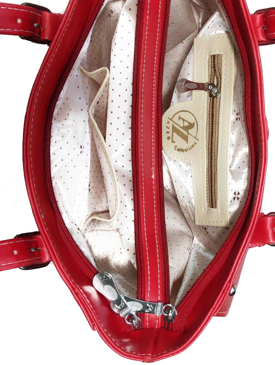 multi colored leatherette (pu) combo handbag - 18197872 -  Standard Image - 3