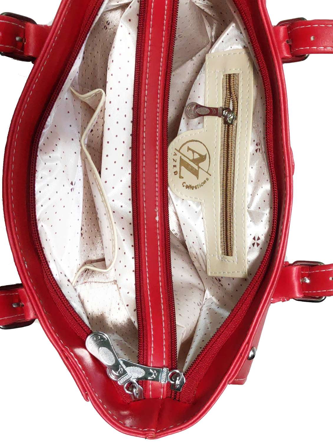 multi colored leatherette (pu) combo handbag - 18197877 -  Standard Image - 3