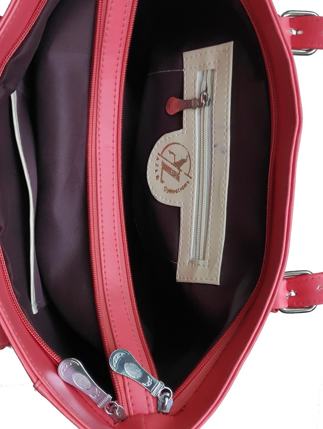 multi colored leatherette (pu) combo handbag - 18197898 - Standard Image - 3