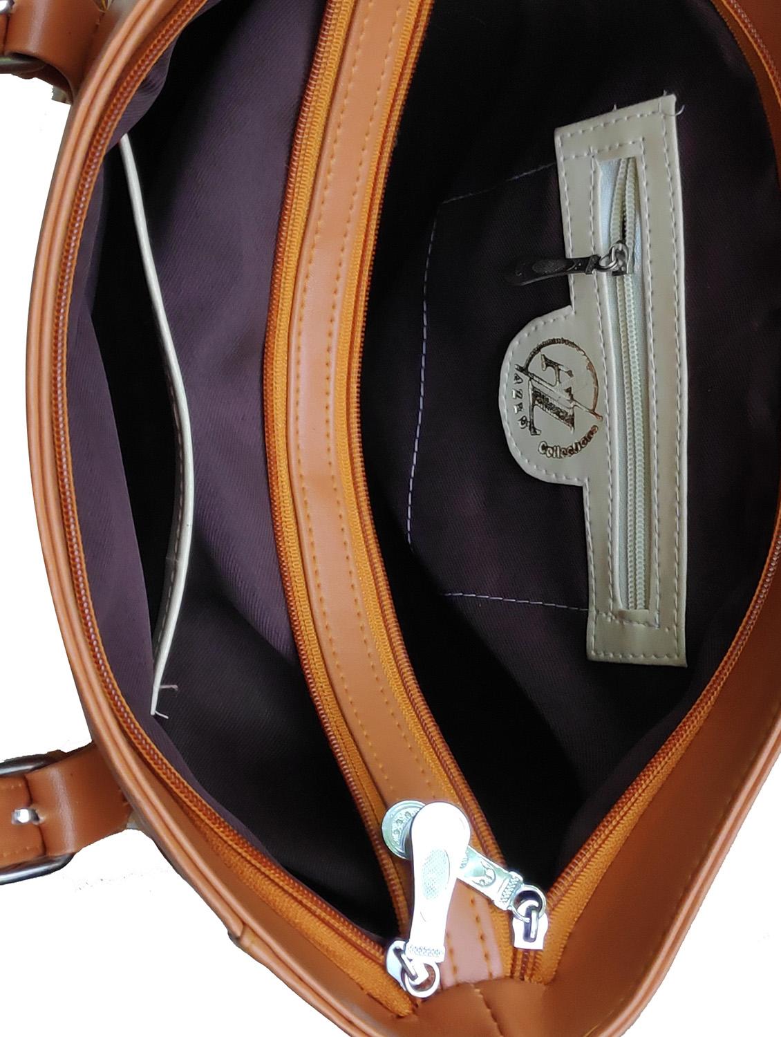 multi colored leatherette (pu) combo handbag - 18197921 - Standard Image - 3