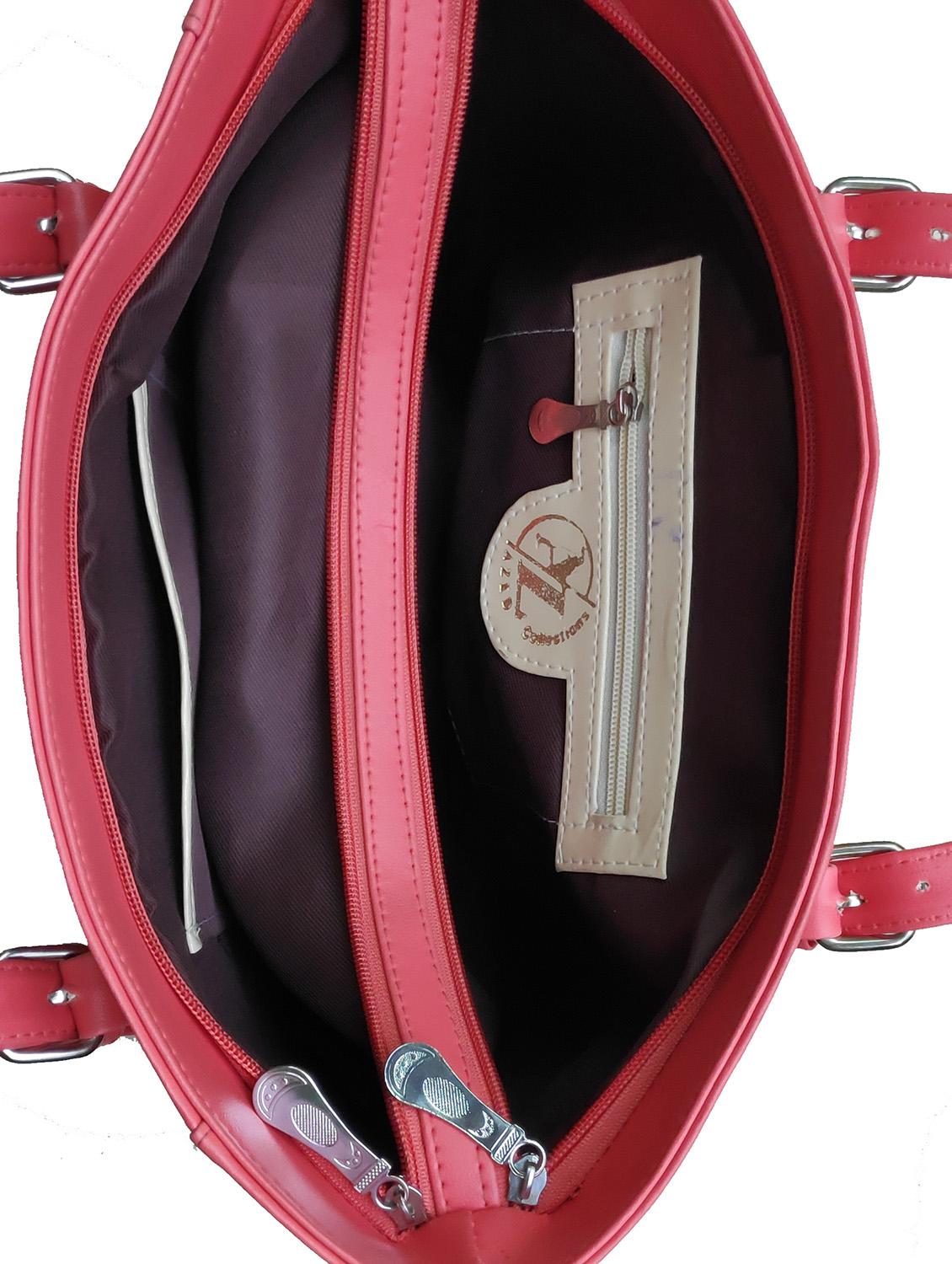 multi colored leatherette (pu) combo handbag - 18197922 - Standard Image - 3