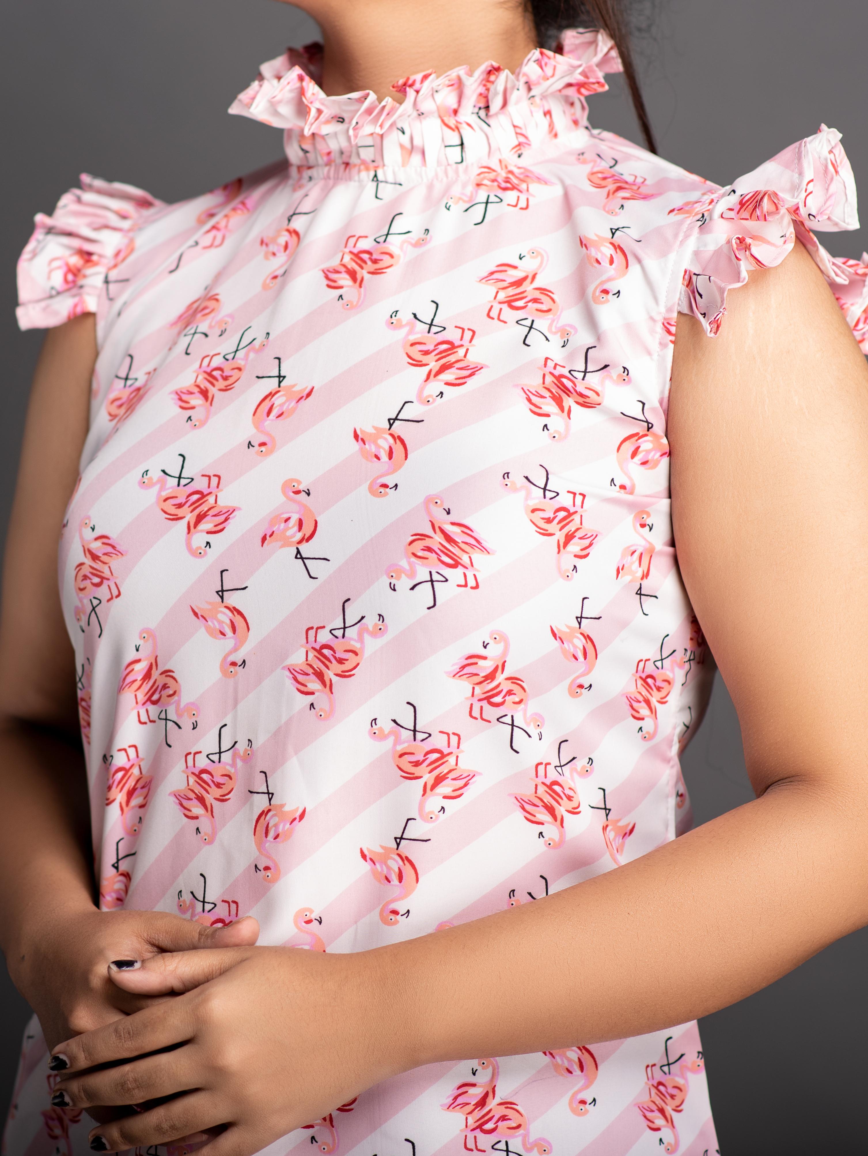 women's straight mock neck top - 18198303 - Standard Image - 3