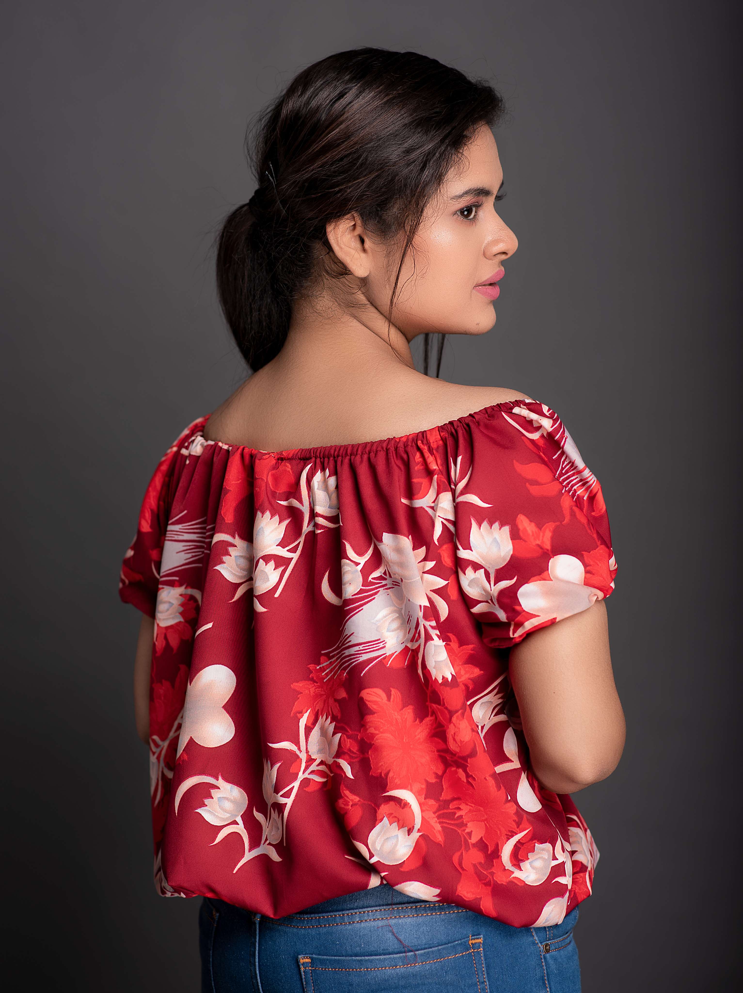 women's straight off shoulder top - 18198310 -  Standard Image - 3