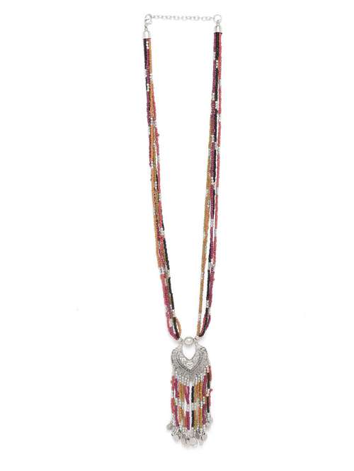 multi colored wool necklace - 18199014 -  Standard Image - 0
