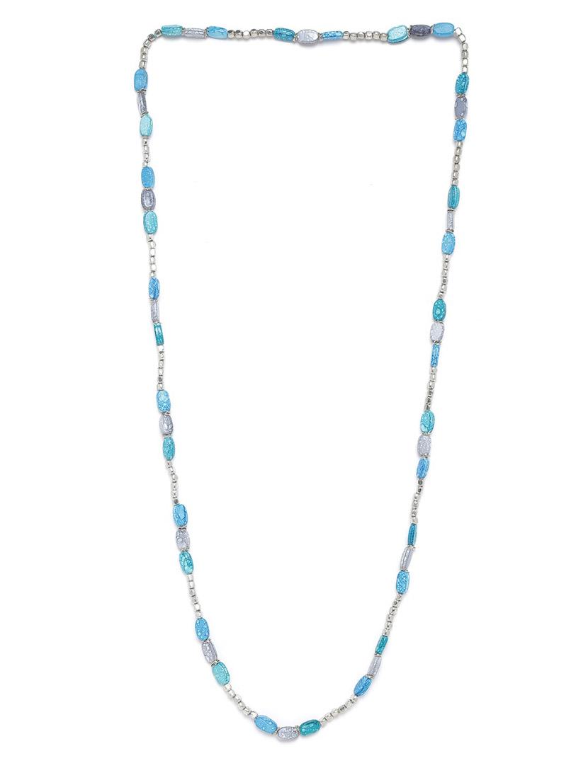 green zinc long necklace - 18199030 -  Zoom Image - 0