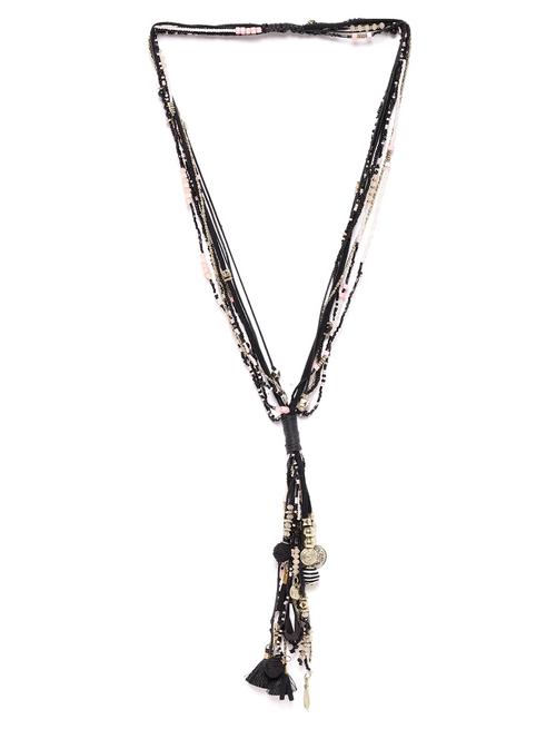 black metal necklace - 18199092 - Standard Image - 0