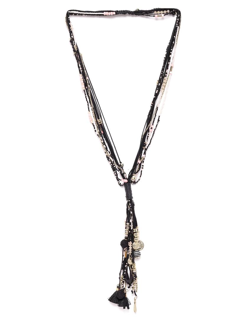 black metal necklace - 18199092 - Zoom Image - 0