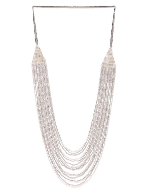 silver metal necklace - 18199093 -  Standard Image - 0