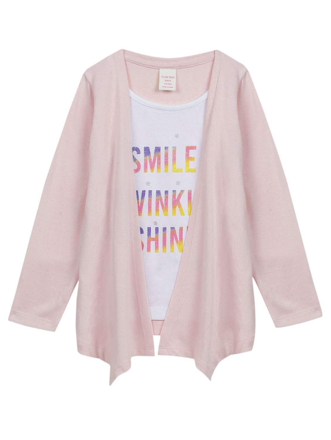 multi colored printed shrug