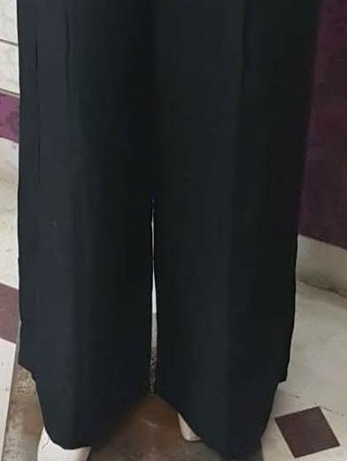 rayon solid palazzo - 18199756 - Zoom Image - 0
