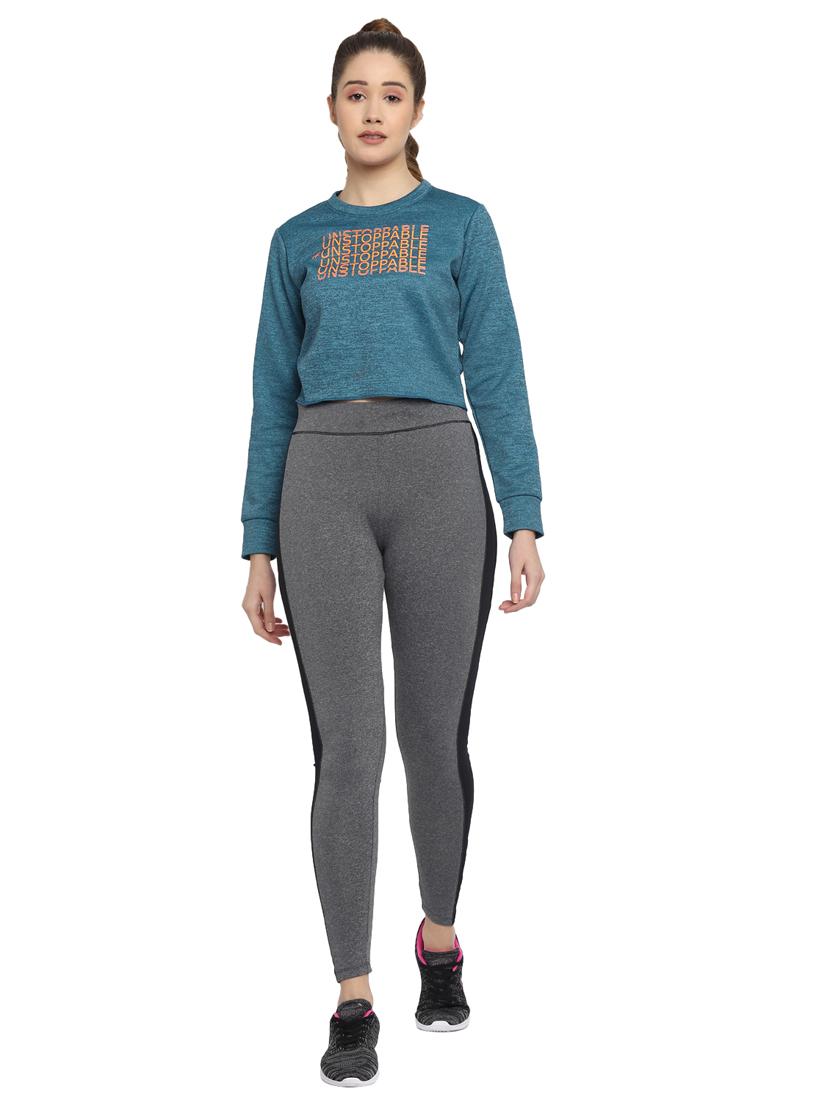 women's chest print sweatshirt - 18200938 - Standard Image - 3