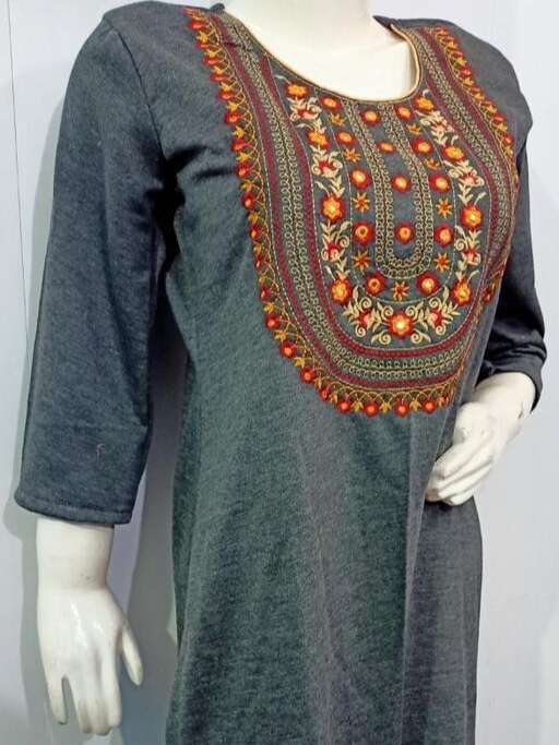 limeroad winter kurtis