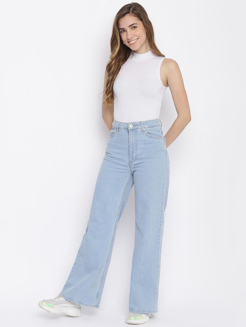 women's plain mock neck t-shirt - 18202904 - Standard Image - 3
